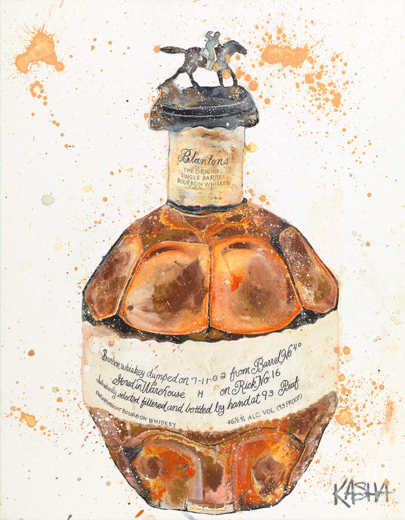 Blantons Bourbon Giclee Print by Kasha Ritter