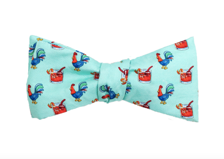 Bluegrass Bowtie Company - Teal Cocktails Bowtie