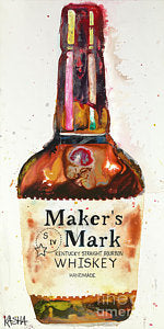 Maker’s Mark - Bourbon Giclee Canvas Print by Kasha Ritter