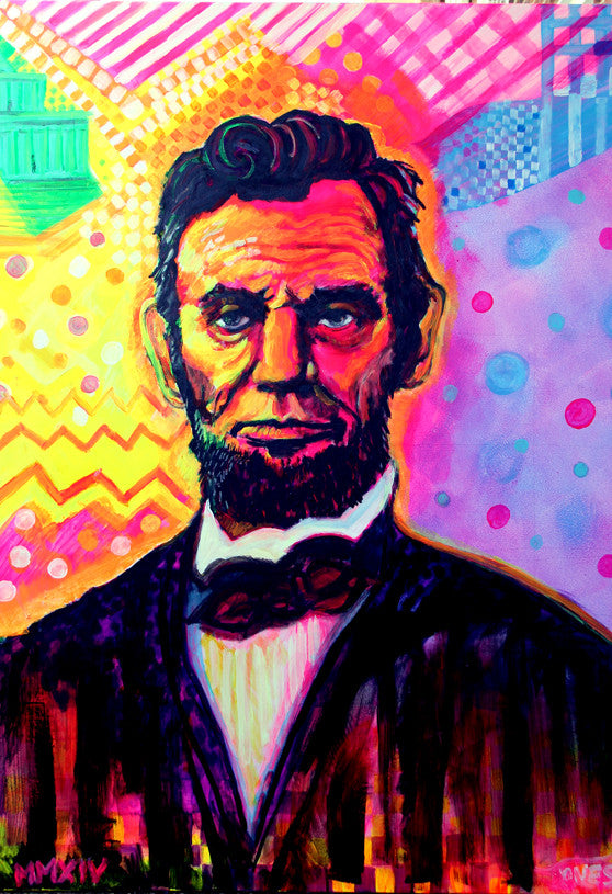 Brandon Jones - 1980's Abe Lincoln print