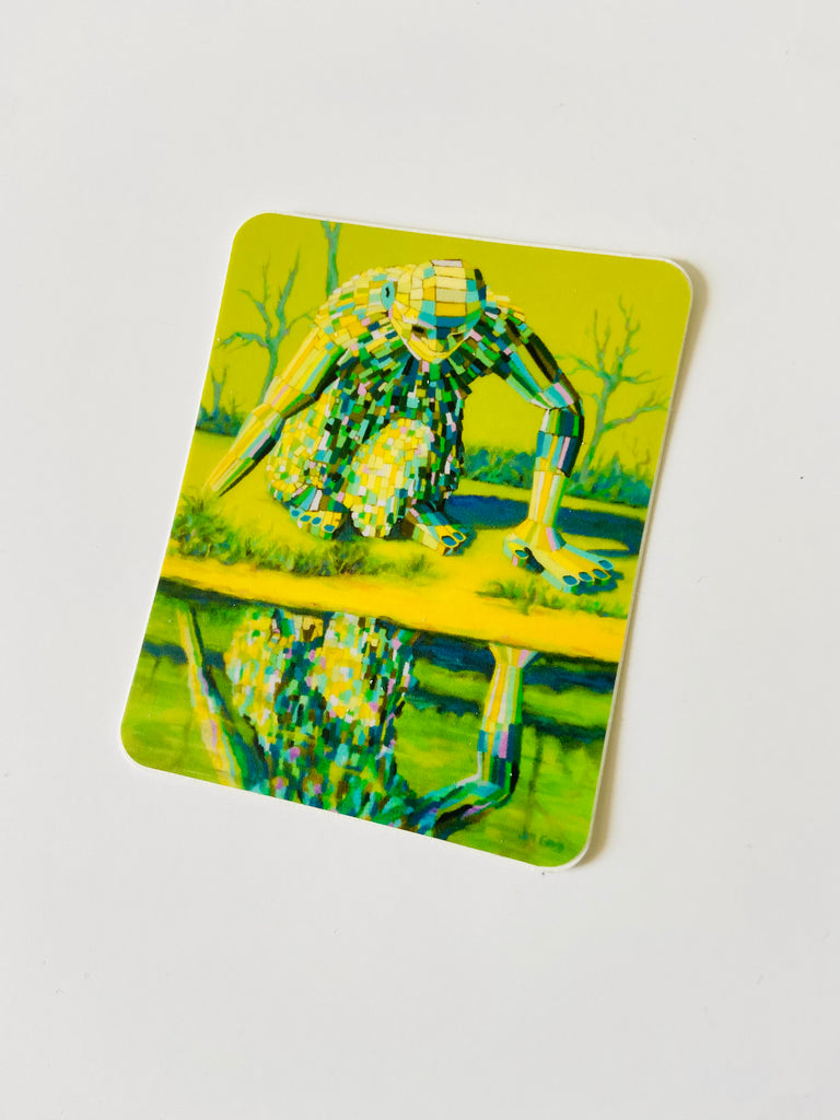 Green Forest Giant Sticker by Jillybean